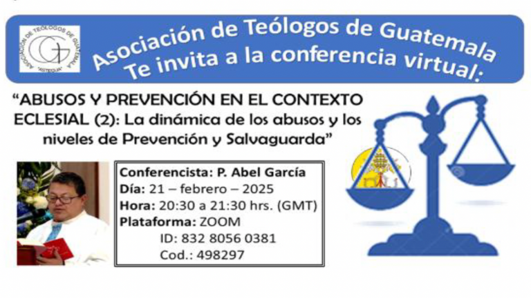 Invitación: Conferencia virtual “Abusos y prevención en el contexto eclesial”
