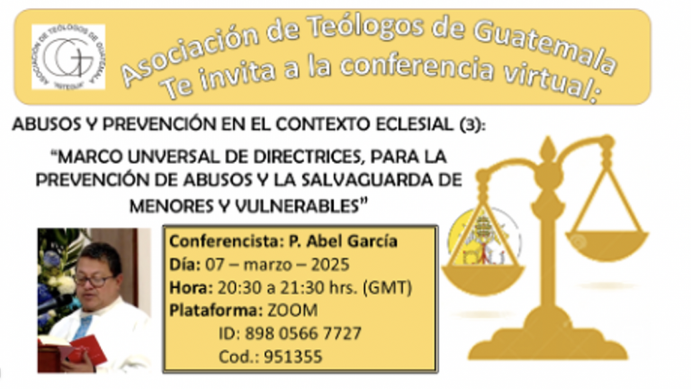 Invitación: Conferencia virtual “Abusos y prevención en el contexto eclesial” (3)