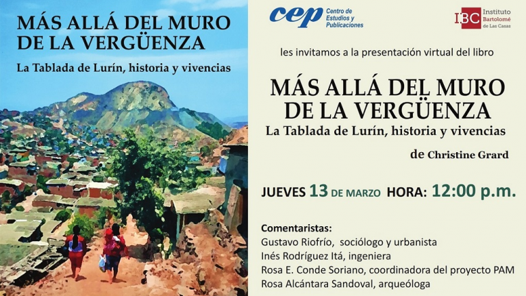Presentación virtual del libro: “Más allá del muro de la vergüenza”