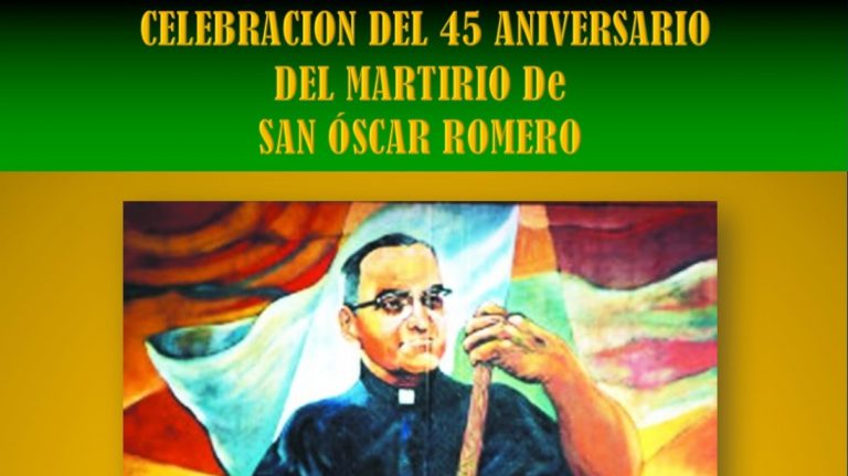 Invitación: Celebración del 45 aniversario del martirio de Mons. Romero