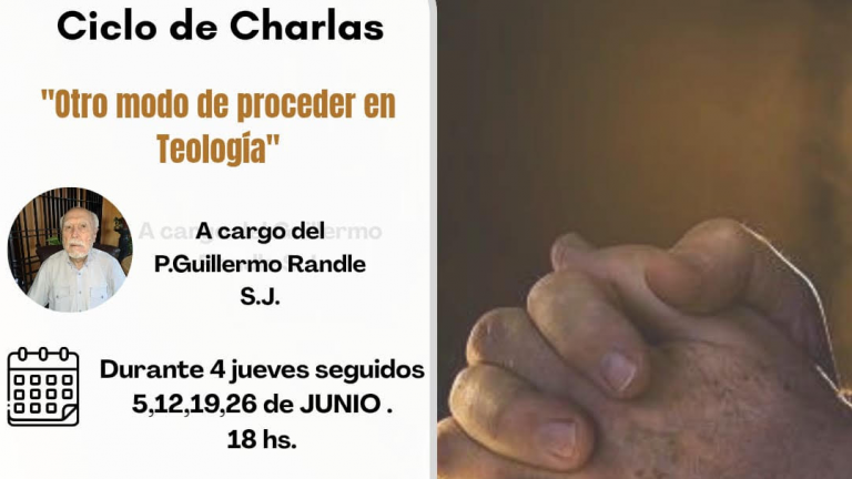 Invitación: Ciclo de conferencias “Otro modo de proceder en teología”