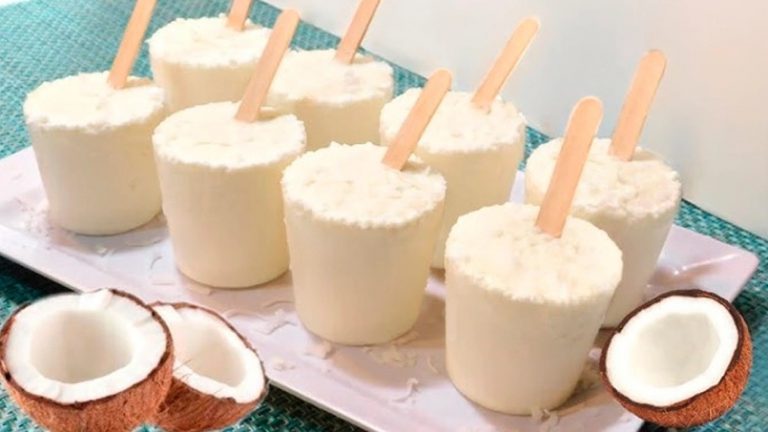 Helado de coco
