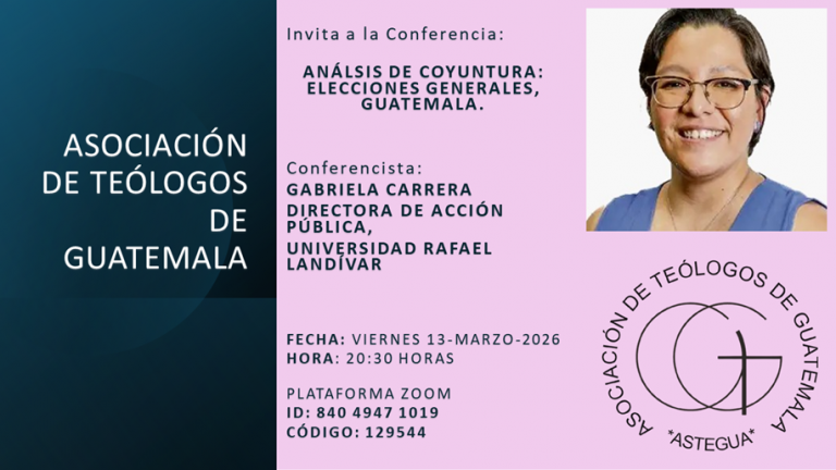 Invitación: Conferencia “Análisis de coyuntura: elecciones generales en Guatemala”