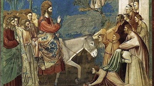 Jesús entra a Jerusalén como rey humilde