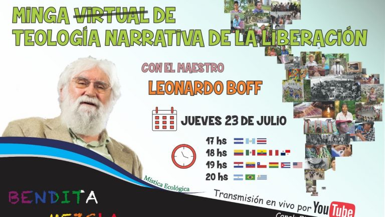 Minga virtual de teología narrativa de la liberación con Leonardo Boff
