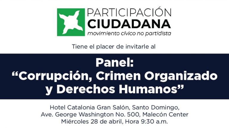 Invitación: Panel “Corrupción, crimen organizado y derechos humanos”