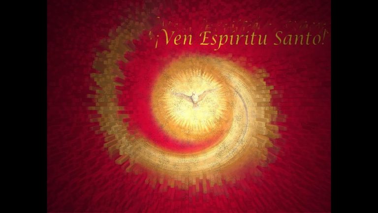 ¡Ven Espíritu Santo, ven y llénanos de fuerza y valor!