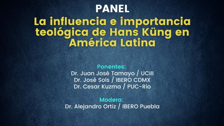 Invitación: Panel “La influencia e importancia teológica de Hans Küng en América Latina”
