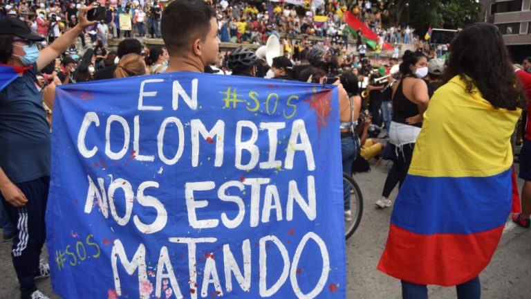 Situación en Colombia: nos están matando