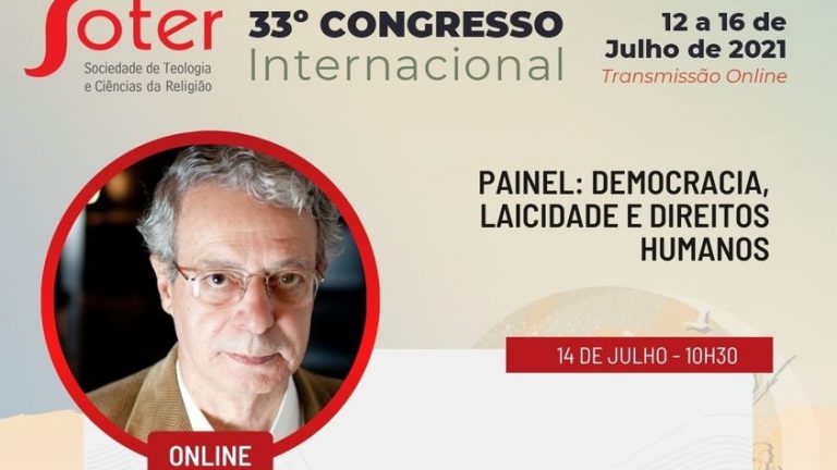 33º Congresso Internacional da SOTER: Painel com Frei Betto