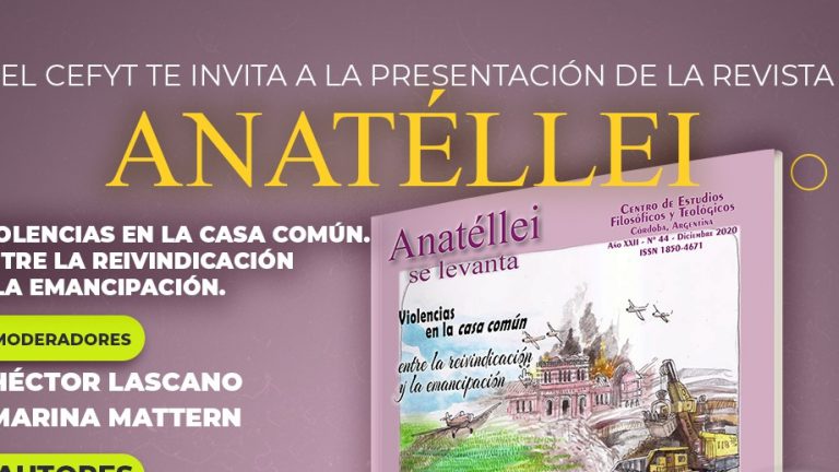 Invitación: Presentación de la Revista Anatéllei