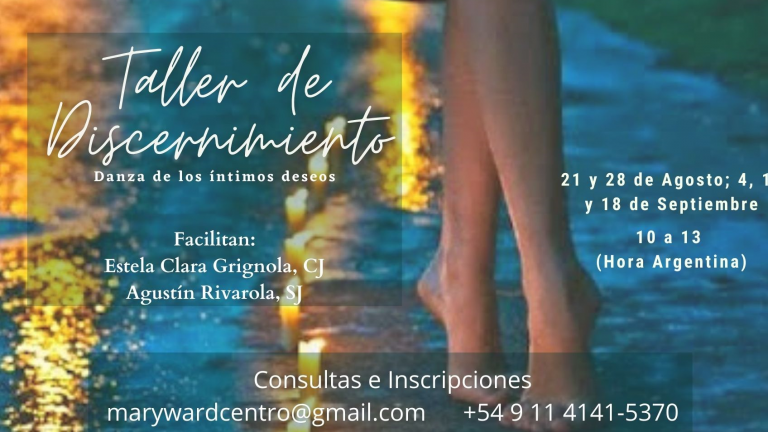 Invitación: Taller de discernimiento “Danza de los íntimos deseos”