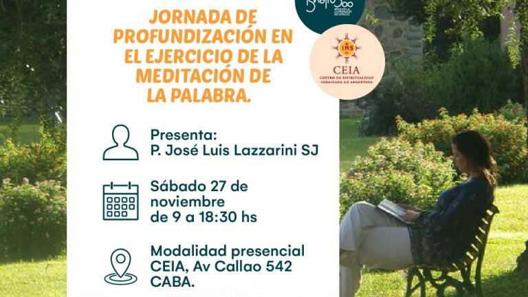 Invitación: Jornada de profundización en el ejercicio de la meditación de la Palabra