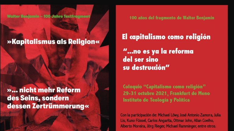 Invitación: Coloquio “El capitalismo como religión”