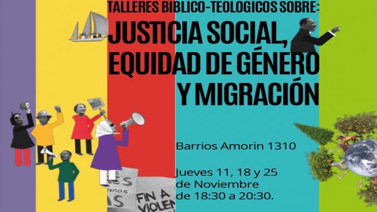 Talleres bíblico-teológicos sobre justicia social, equidad de género y migración