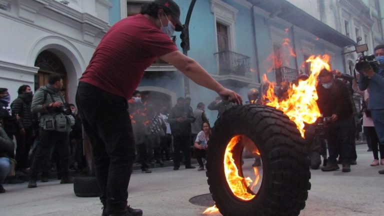 Ecuador, el drama en las calles