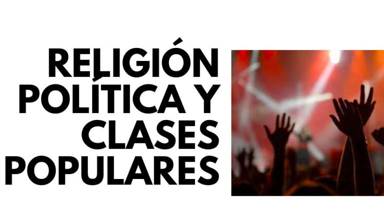 Invitación: Religión política y clases populares