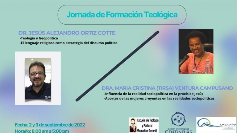 Invitación: Jornada de formación teológica en Guatemala