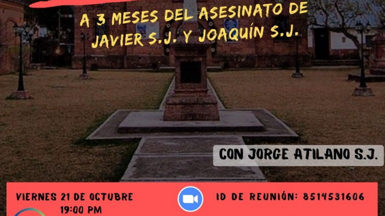 Invitación: “Estrategias contra la violencia”, con Jorge Atilano, SJ