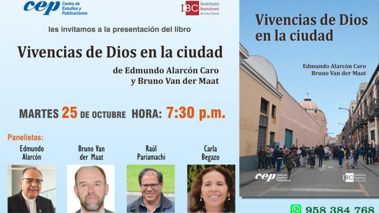 Presentación del libro: “Vivencias de Dios en la ciudad”