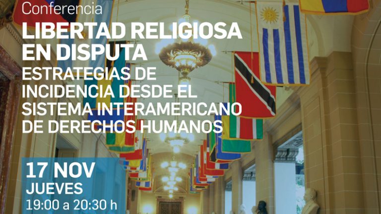 Invitación: Conferencia “Libertad religiosa en disputa”