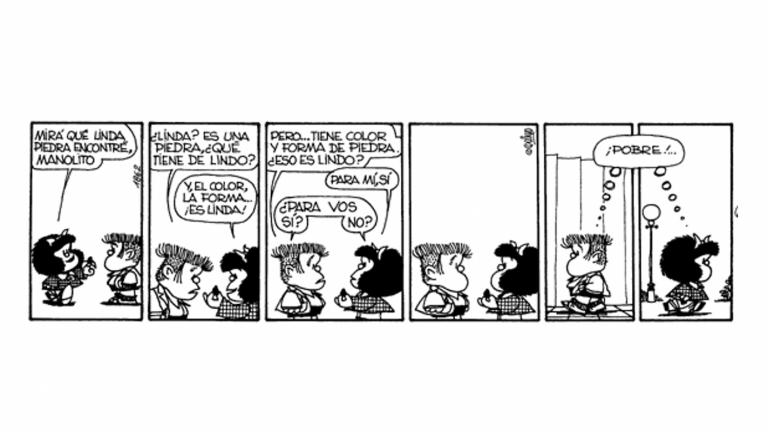 Comentarios bíblicos: Mafalda y Manolito
