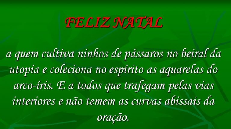 Cartão de Natal