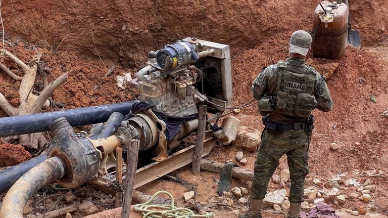 Brasil: La Policía destruyó unos 200 campamentos de mineros ilegales en los territorios de los yanomamis