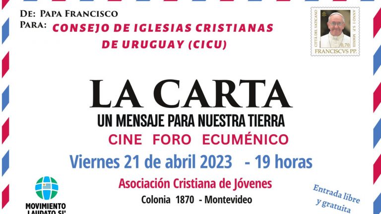 Invitación: La Carta, un mensaje para nuestra Tierra