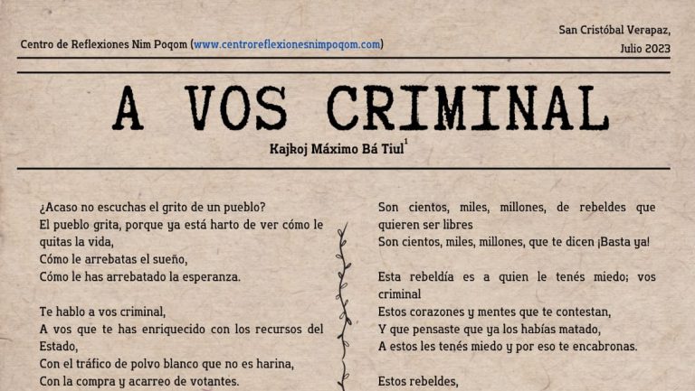 A vos criminal
