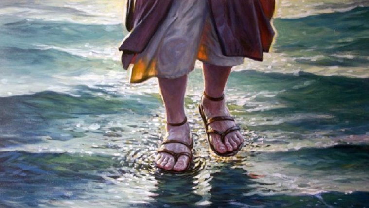 Caminar en el mar