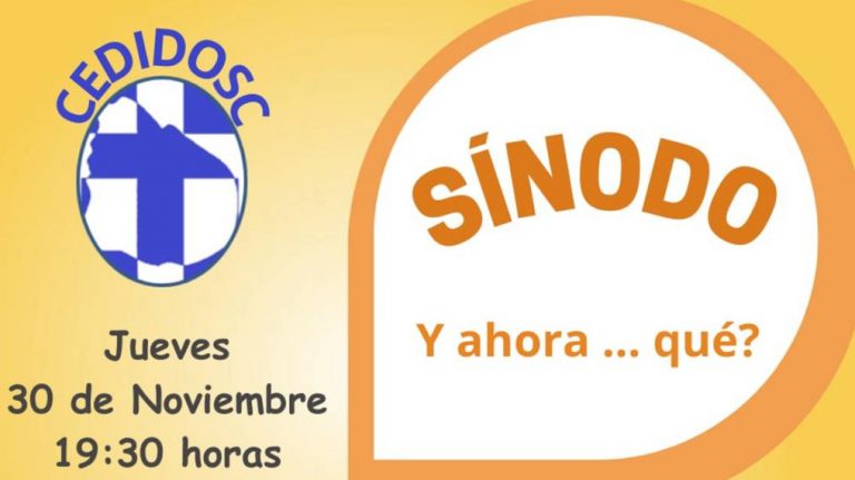 Invitación: Sínodo… ¿y ahora qué?