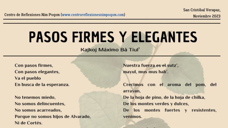 Pasos firmes y elegantes