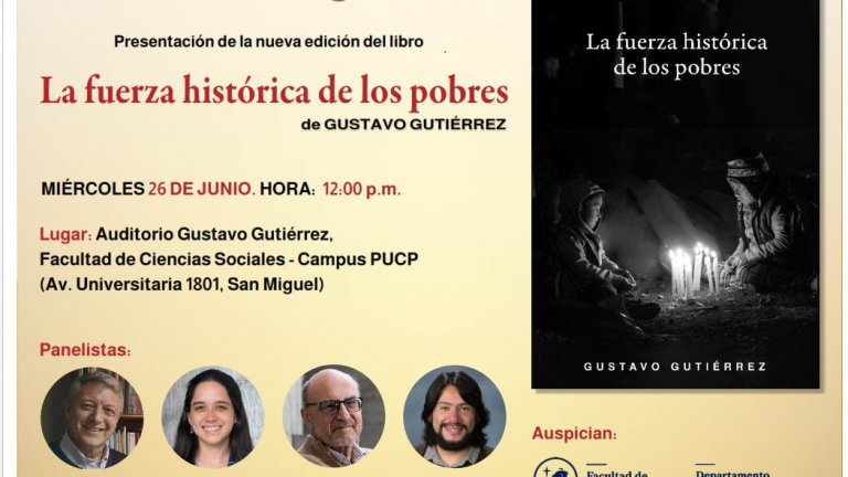 Presentación de la nueva edición del libro “La fuerza histórica de los pobres” de Gustavo Gutiérrez