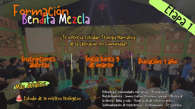 Bendita Mezcla 2026 abre convocatoria. Una escuela de teología al servicio de las comunidades