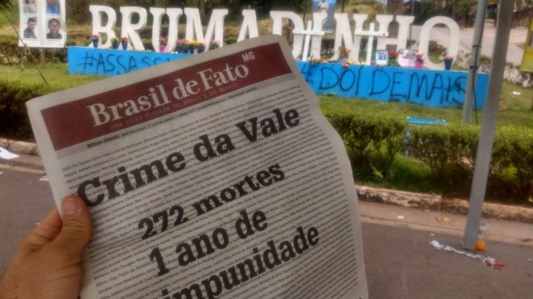 Brumadinho: “Nos duele demasiado la forma en que os fuisteis”