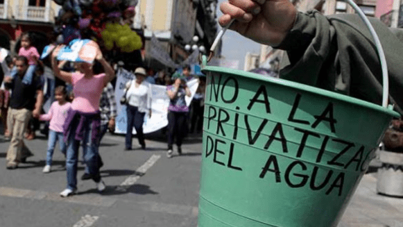 Agua: ¿fuente de vida o fuente de lucro? Contra la privatización del agua
