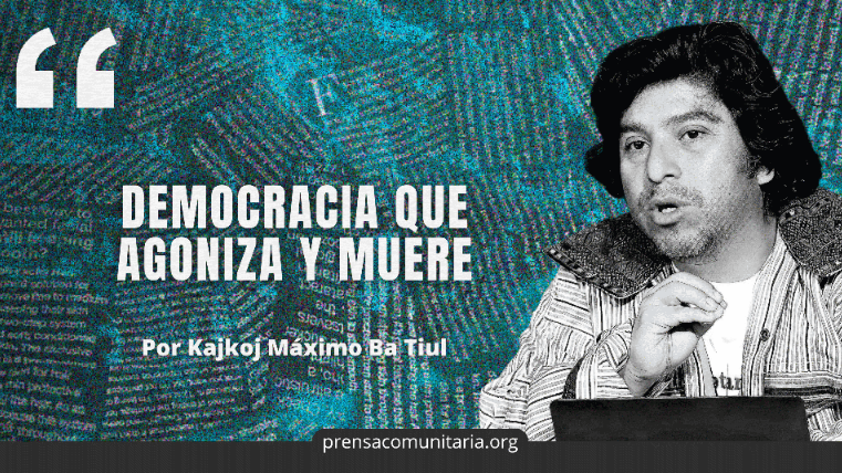 Democracia que agoniza y muere