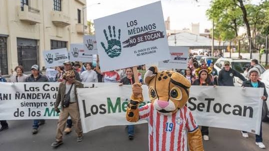 ¡Los médanos del Chaco no se tocan!