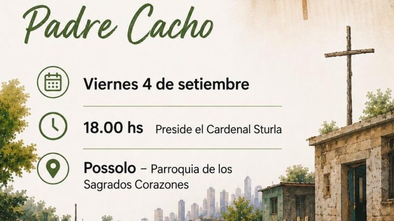 Invitación: Eucaristía en el anivesario de la Pascua del Padre Cacho