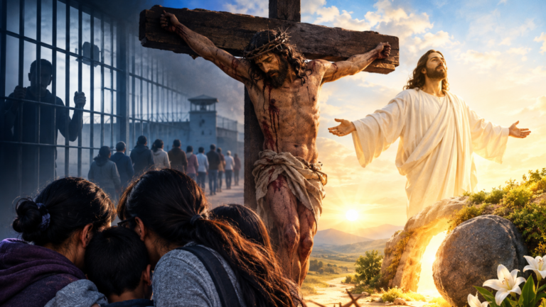 La muerte y resurrección de Jesús y el pueblo crucificado y resucitado